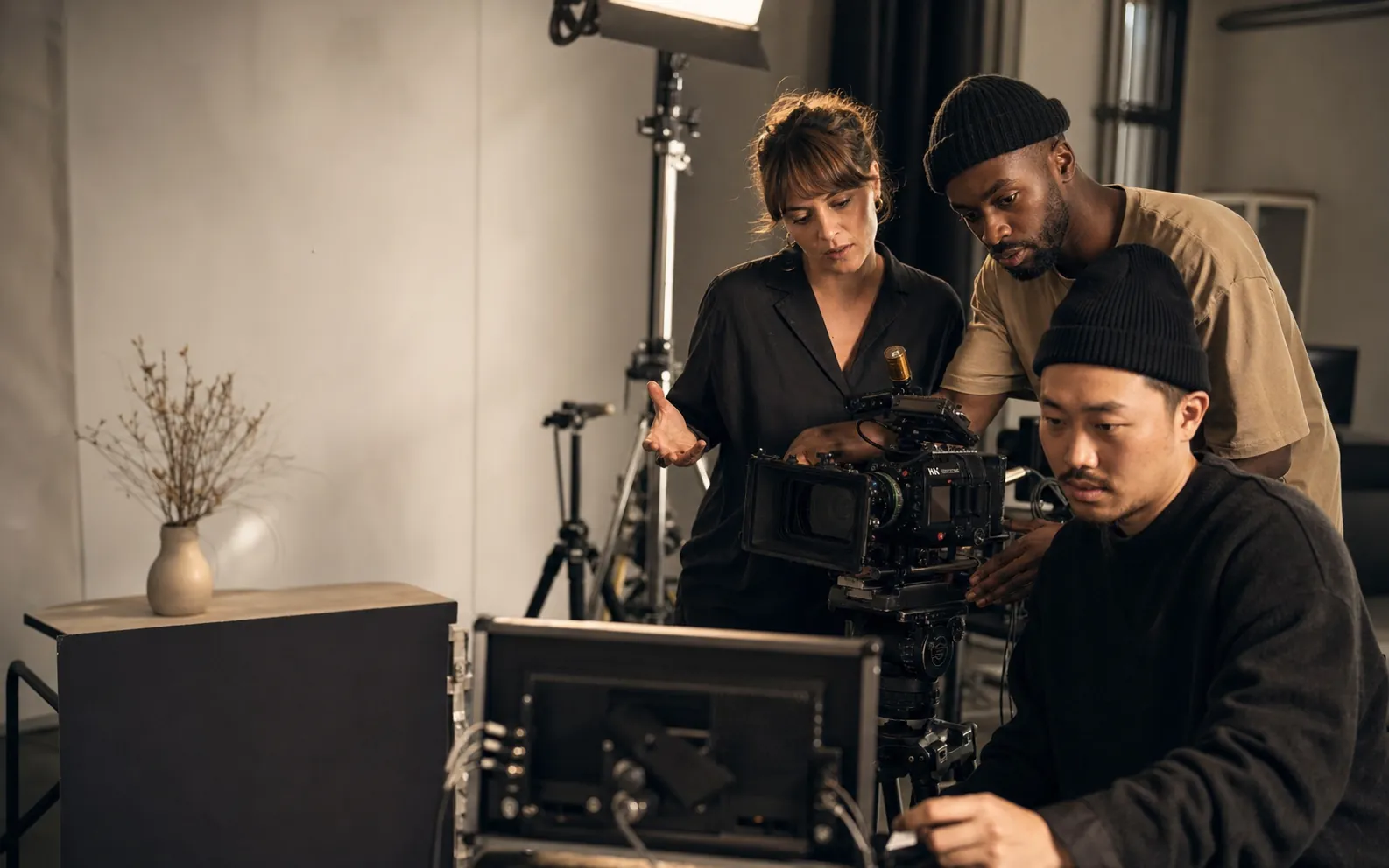 Videografen-Team bei einer Content-Produktion